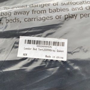 Leedor Bed Tent Queen size. Never opened. Brand new.